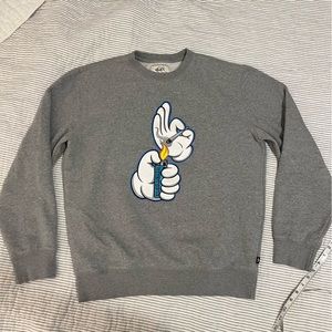 ECKO Grey Crewneck 420 Sweatshirt large